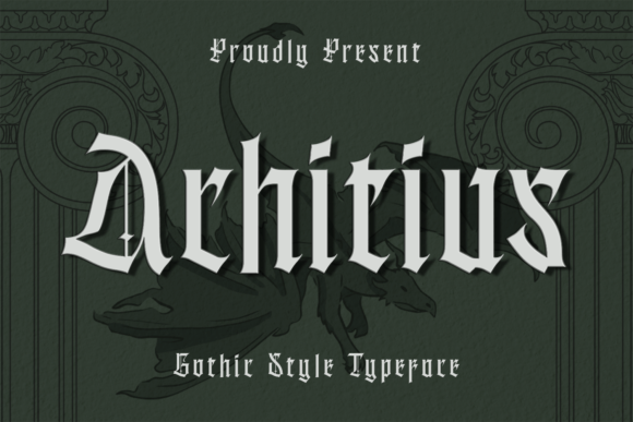 Achitius Font: Bold Gothic Style for Modern Branding