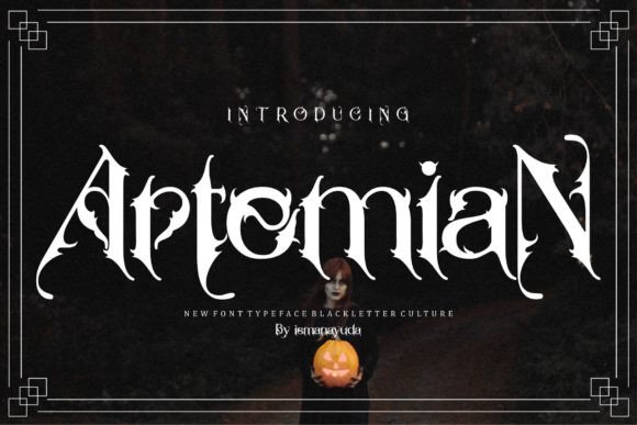 Artemian: A Bold Blackletter Font for Crafters