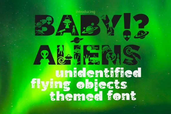 Baby Aliens: A Playful Display Font for Modern Editorial Design