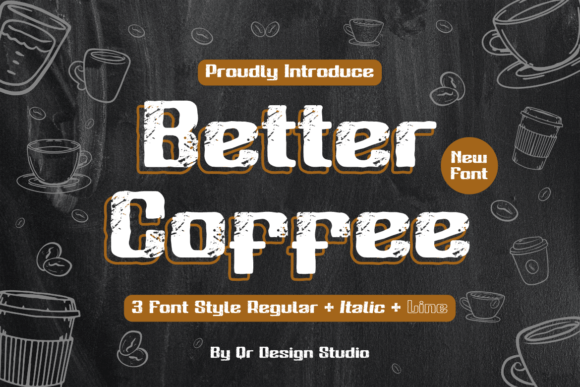 Better Coffee: A Bold Sans Serif Font for Makers