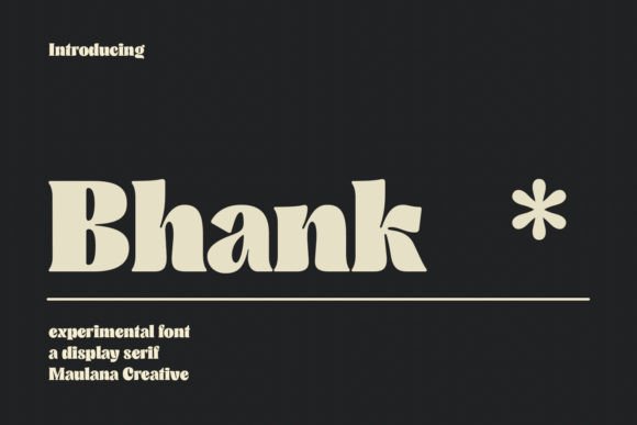 Bhank: A Serif Font for Editorial Charm