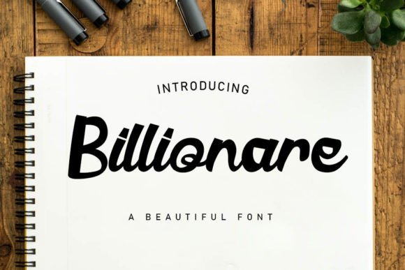 Billionare Typeface Review for Bold Branding