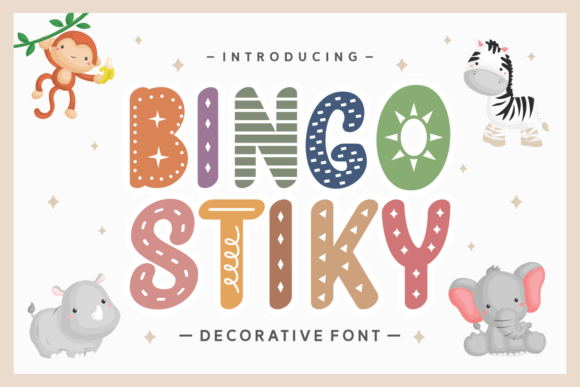 Bingo Stiky: A Playful Display Font for Bold Campaigns