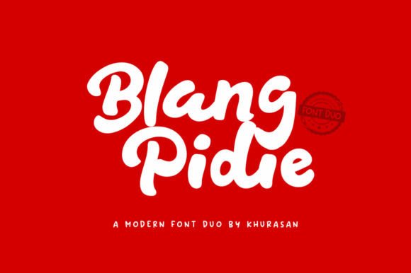 Blang Pidie Duo: A Playful Typeface for Modern Brands