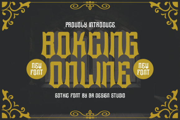 Bokcing Online: A Bold Blackletter Font for Modern Branding