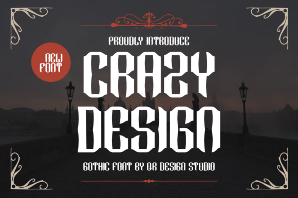 Crazy Design Font: Bold Branding for Small Business