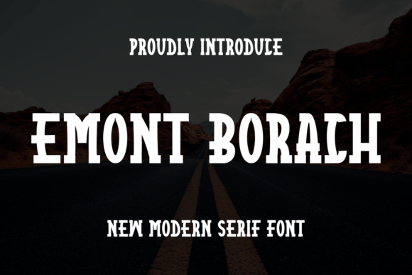 Emont Borach: A Bold Sans Serif Font for Web Design