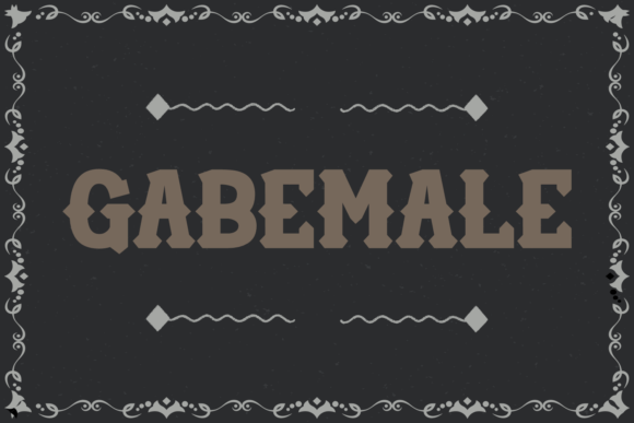 Gabemale: A Bold Blackletter Font for Web Design