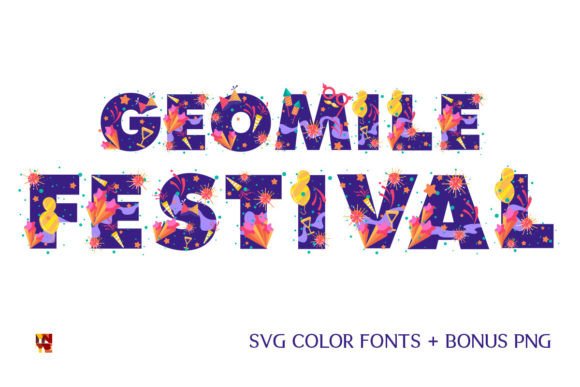 Geomile Festival: A Vibrant Color Font for Web