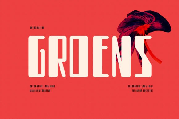 Groens: A Bold Sans Serif Typeface for Modern Branding