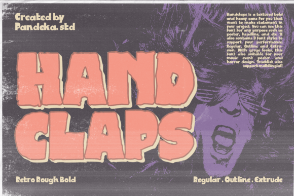 Handclaps: A Bold Sans Serif Font for Impactful Web Design