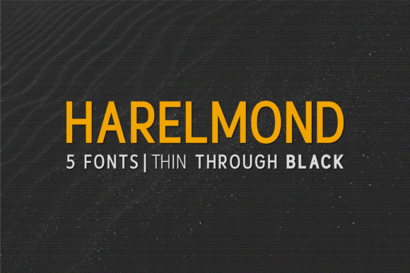 Harelmond: A Modern Sans Serif Typeface for Digital Design