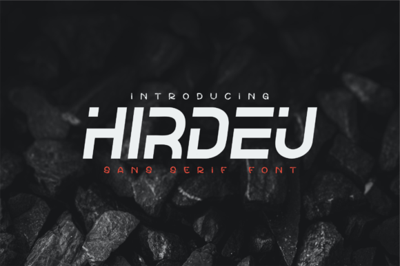 Hirdeu: A Bold Serif Font for Branding
