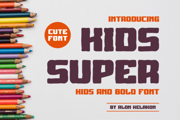 Kids Super Font: Bold Branding for Small Business