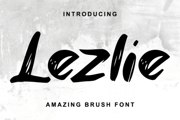 Lezlie Typeface: A Bold Script for Editorial Design