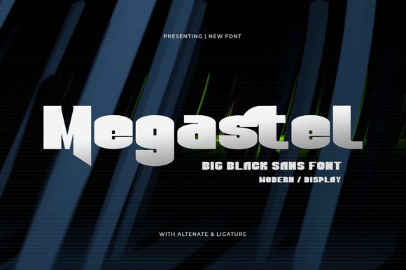 Megastel: A Bold Sans Serif Typeface for Editorial Impact