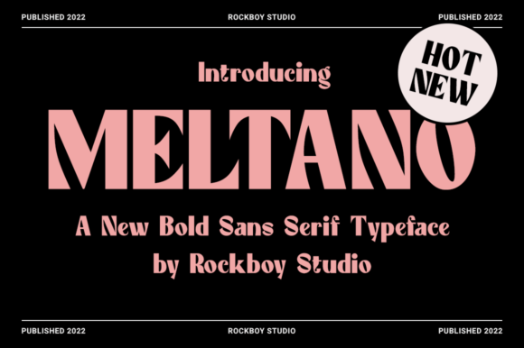 Meltano: A Bold Sans Serif Font for Modern Web Design