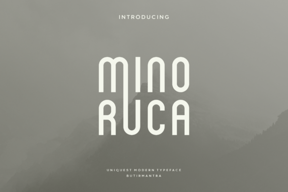Minoruca: A Bold Sans Serif Typeface for Modern Editorial Design