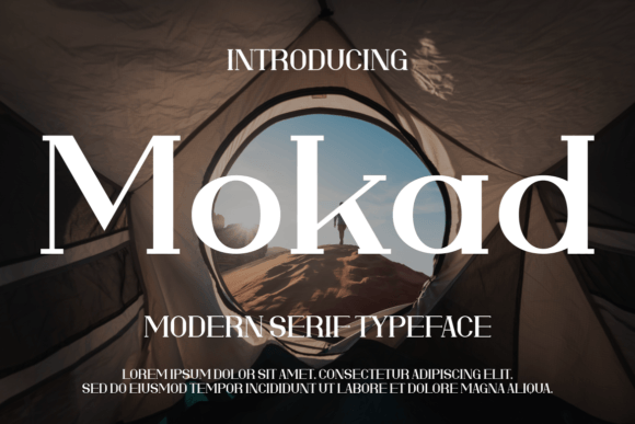 Mokad: A Bold Serif Typeface for Modern Web Design