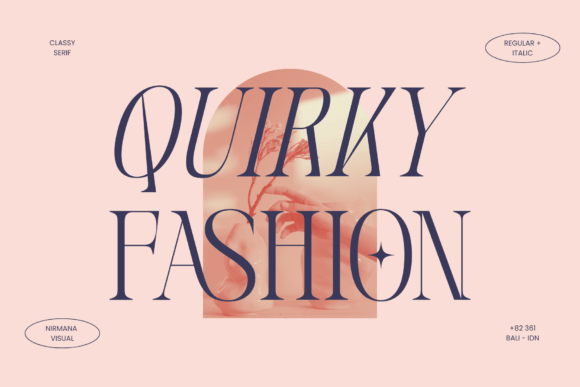 Quirky Fashion Font for Modern Web Design