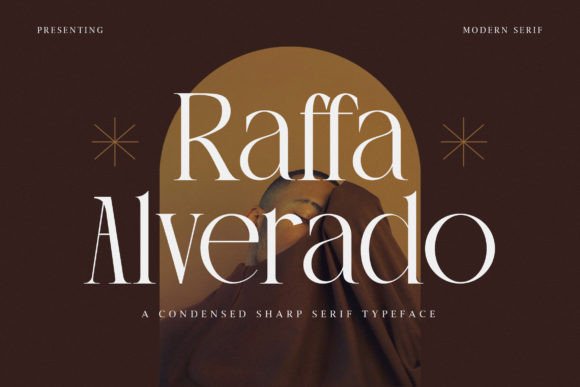 Raffa Alverado: A Sharp Serif Font for Branding
