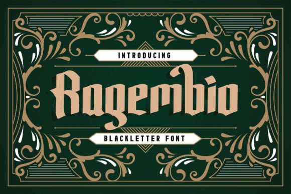 Ragembio: A Bold Blackletter Font for Web Design