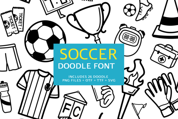 Soccer Doodle Font: A Playful Branding Upgrade