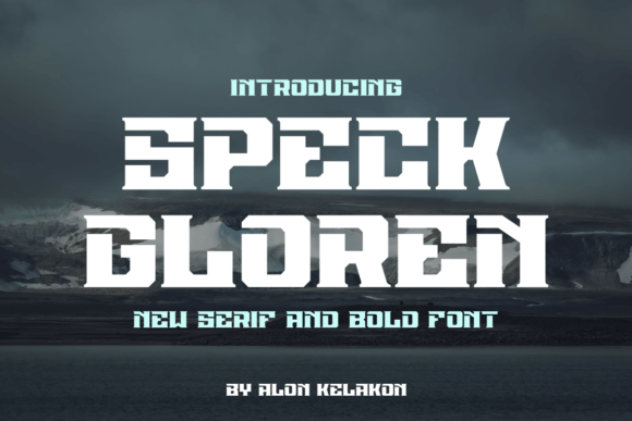 Speck Gloren: A Bold Serif Font for Branding