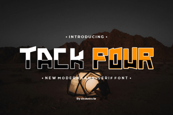 Tack Four: A Bold Sans Serif Font for Impact