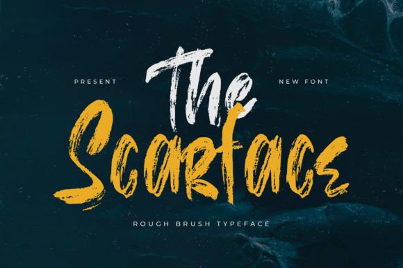 The Scarface Font: A Gritty Brush Typeface Review