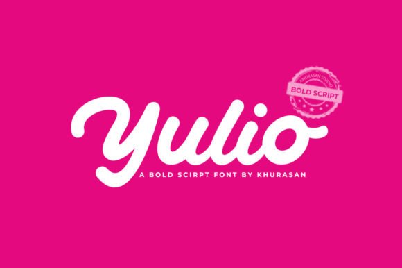 Yulio: The Bold Script Font for Marketers